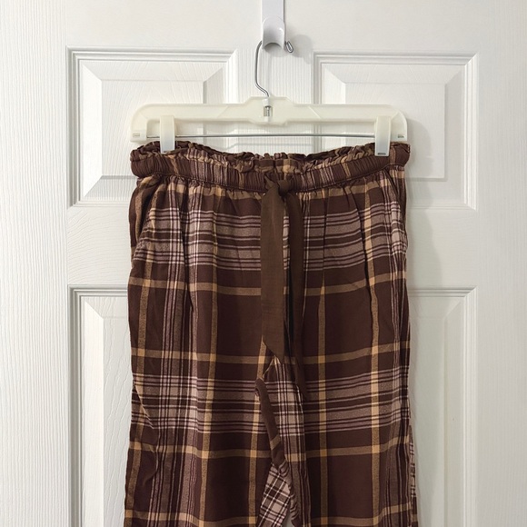 aerie Other - Aerie Brown Plaid Pajama Pants